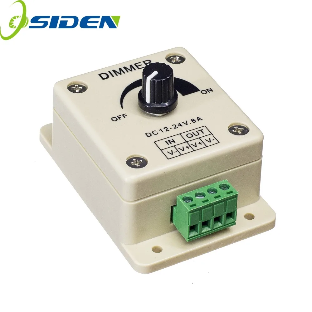 OSIDEN 50PCS Dimmer Switch DC 12V 24V 8A Adjustable Brightness Lamp Bulb Strip Driver Single Color Light Power Supply Controller
OSIDEN 50PCS Dimmer Switch DC 12V 24V 8A Adjustable Brightness Lamp Bulb Strip Driver Single Color Light Power Supply Controller