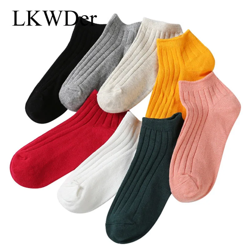 LKWDer 3 Pairs Womens Comfortable Stripe Cotton Socks Women Slippers Short Ankle Socks Candy Color High Quality New Fashion
LKWDer 3 Pairs Womens Comfortable Stripe Cotton Socks Women Slippers Short Ankle Socks Candy Color High Quality New Fashion