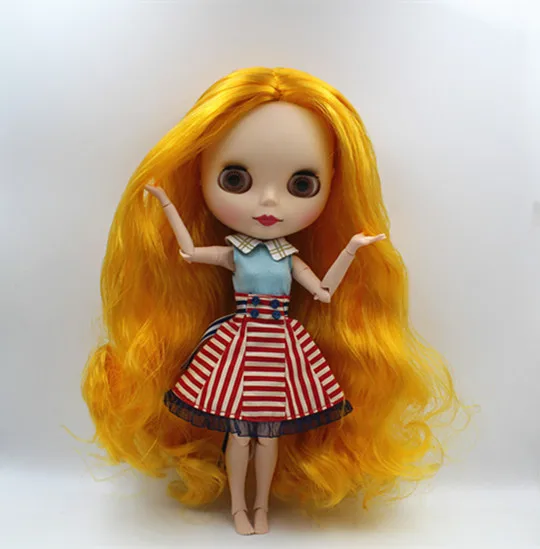 Blygirl Blyth doll Golden Coat Scrub Face Nude Doll 30cm Multi-joint Body DIY Doll Can Change Makeup Toy Gift
Blygirl Blyth doll Golden Coat Scrub Face Nude Doll 30cm Multi-joint Body DIY Doll Can Change Makeup Toy Gift