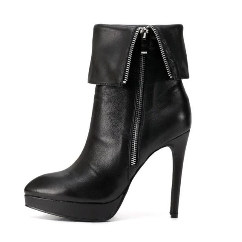 2018 Newest Shoes Woman Heels Platform Black Boots For Autumn And Winter Side Zipper Stiletto Thin High Heels Ankle Boots
2018 Newest Shoes Woman Heels Platform Black Boots For Autumn And Winter Side Zipper Stiletto Thin High Heels Ankle Boots