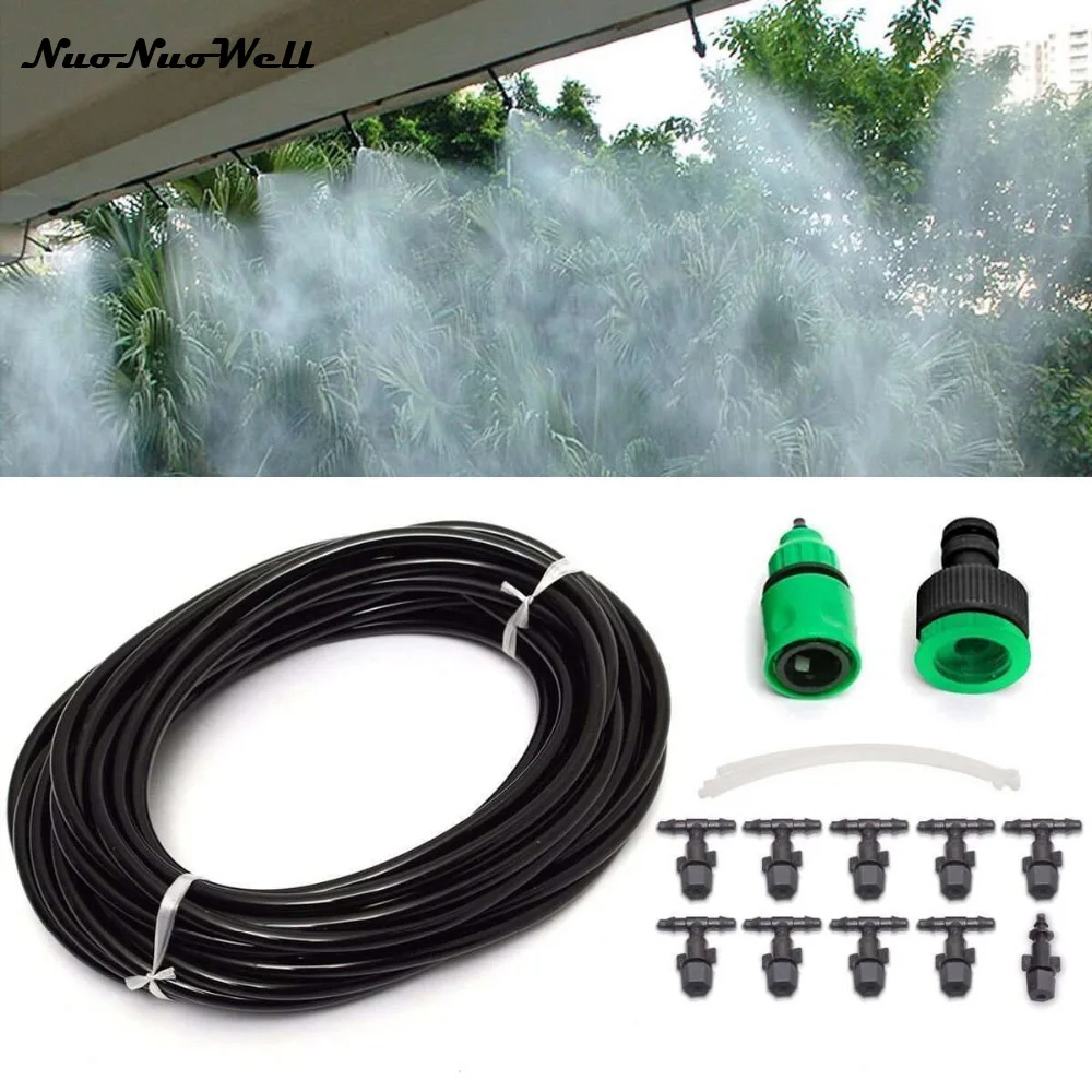Micro Irrigation Cooling System Kit, Micro Sprinkler, 10 Mist Nozzle, 10 m Hose, Garden Patio, 2017
Micro Irrigation Cooling System Kit, Micro Sprinkler, 10 Mist Nozzle, 10 m Hose, Garden Patio, 2017