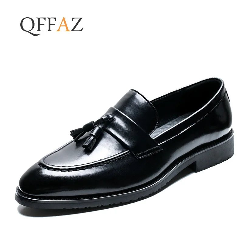 QFFAZ Men Dress Shoes Leather Loafers Italian Style Shoes Formal Business Shoes Men's Flats Oxfords Zapatos Hombre
QFFAZ Men Dress Shoes Leather Loafers Italian Style Shoes Formal Business Shoes Men's Flats Oxfords Zapatos Hombre