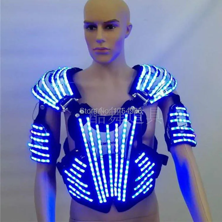 Event Party Supplies armor led light up Robot dance wear Led stage dj robot suits
Event Party Supplies armor led light up Robot dance wear Led stage dj robot suits