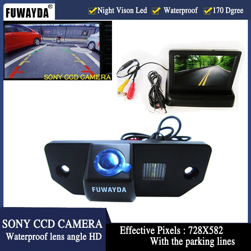 FUWAYDA CCD 4.3" Car rear-view camera monitorr Car RearView Camera parking lines for FORD FOCUS SEDAN (3Carriages) Ford C-max
FUWAYDA CCD 4.3" Car rear-view camera monitorr Car RearView Camera parking lines for FORD FOCUS SEDAN (3Carriages) Ford C-max