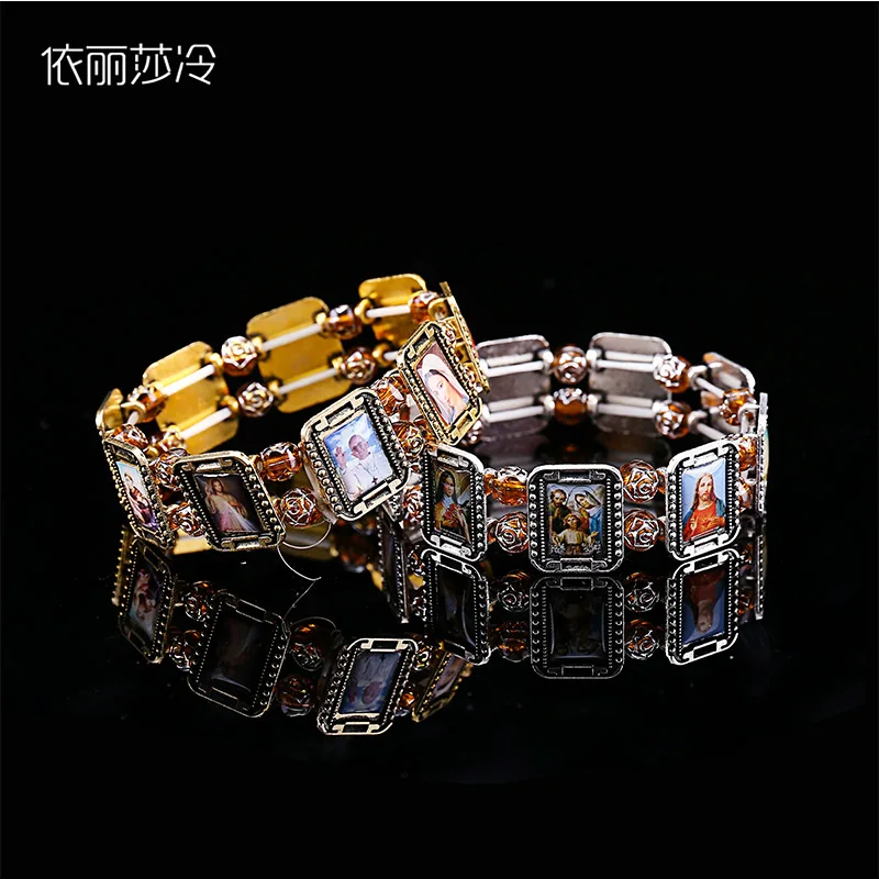 48 Pieces / Classic / Elastic Catholic Holy Cruz VIRGIN MARY SQUARE Pattern Bracelet Oval Christmas Gift
48 Pieces / Classic / Elastic Catholic Holy Cruz VIRGIN MARY SQUARE Pattern Bracelet Oval Christmas Gift