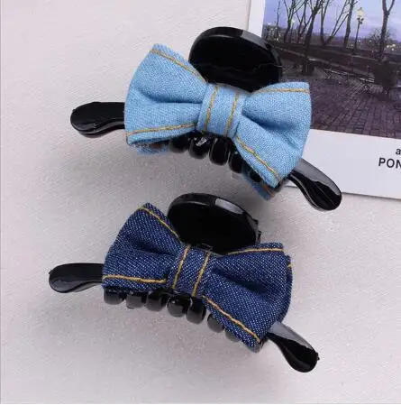 2017 New 10pcs/lot women Hair Clip fashion Hair Claw denim bowknot Hairpin hair accessories for women hair crab clamp
2017 New 10pcs/lot women Hair Clip fashion Hair Claw denim bowknot Hairpin hair accessories for women hair crab clamp