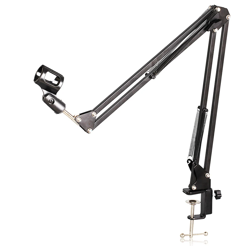 NB-35 Professional Adjustable Metal Suspension Scissor Arm Microphone Stand Holder for Mounting on Desk Table Top
NB-35 Professional Adjustable Metal Suspension Scissor Arm Microphone Stand Holder for Mounting on Desk Table Top