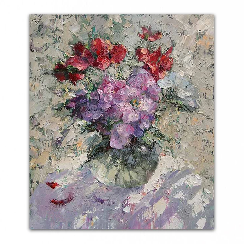 NEW 100% hand-painted canvas oil painting high quality Household adornment art flower pictures DM-15071802
NEW 100% hand-painted canvas oil painting high quality Household adornment art flower pictures DM-15071802