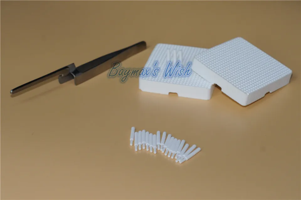 Dental 2 Porcelain Square Firing Tray with 20 Zirconia Pins&1 Clips Tongs Pliers Sale Promotion
Dental 2 Porcelain Square Firing Tray with 20 Zirconia Pins&1 Clips Tongs Pliers Sale Promotion