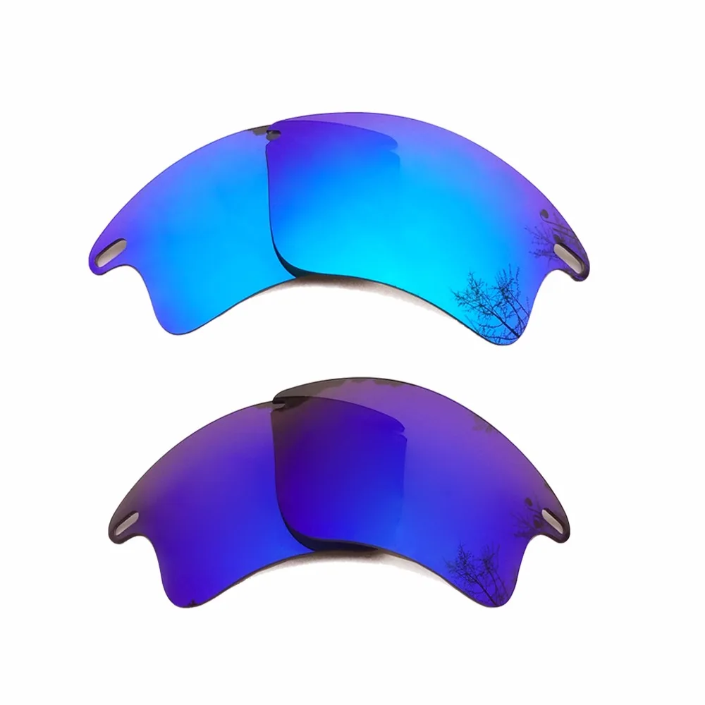 Ice Blue & Purple Mirrored Polarized Replacement Lenses for Fast Jacket XL Frame 100% UVA & UVB
Ice Blue & Purple Mirrored Polarized Replacement Lenses for Fast Jacket XL Frame 100% UVA & UVB
