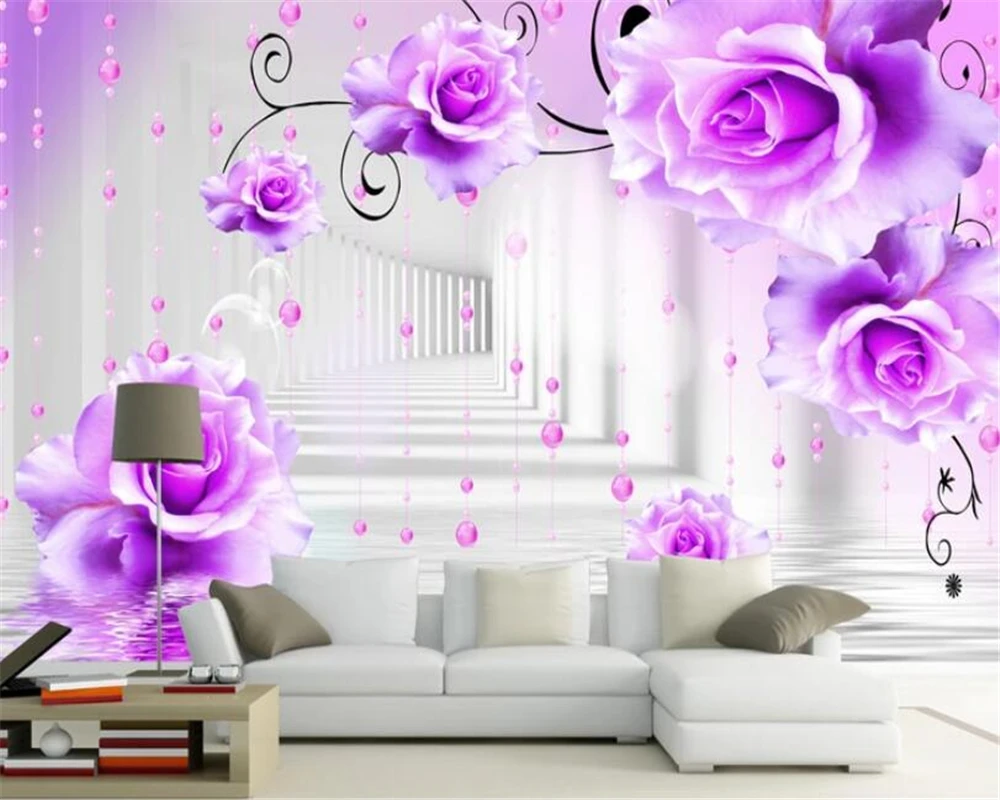 beibehang Custom home background wall 3d wallpaper fashion water rose Extended space living room wall decoration 3d wallpaper
beibehang Custom home background wall 3d wallpaper fashion water rose Extended space living room wall decoration 3d wallpaper