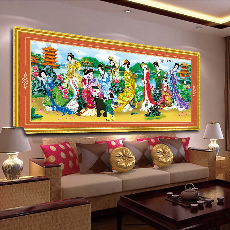 5D Diamond Mosaic Embroidery, A Dream in Red Mansions, China Ancient Beauties, Diamond Painting, Cross Stitch, DIY Sale
5D Diamond Mosaic Embroidery, A Dream in Red Mansions, China Ancient Beauties, Diamond Painting, Cross Stitch, DIY Sale