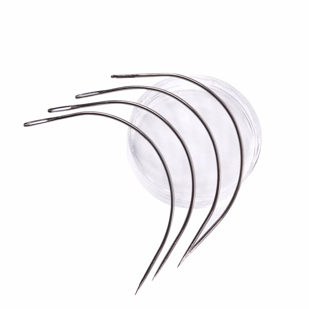50Pcs/Lot 9CM Long C TYPE Curved Needles Hair Weaving Thread/Sewing Needles For Hair Extension Tool Ordinary Small Packet
50Pcs/Lot 9CM Long C TYPE Curved Needles Hair Weaving Thread/Sewing Needles For Hair Extension Tool Ordinary Small Packet