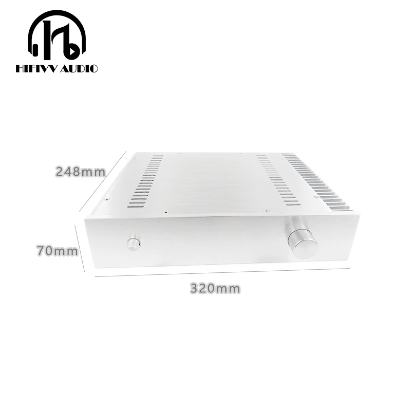Aluminum Chassis Enclosure Of Audio Amplifier Shell Case With Double Radiator 320*70*248mm
Aluminum Chassis Enclosure Of Audio Amplifier Shell Case With Double Radiator 320*70*248mm