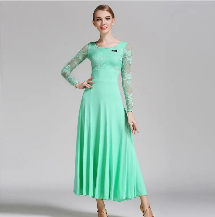 Ballroom Lace Women Stage Waltz Modern Dress Tango Mint Green Women Stage Spring
Ballroom Lace Women Stage Waltz Modern Dress Tango Mint Green Women Stage Spring