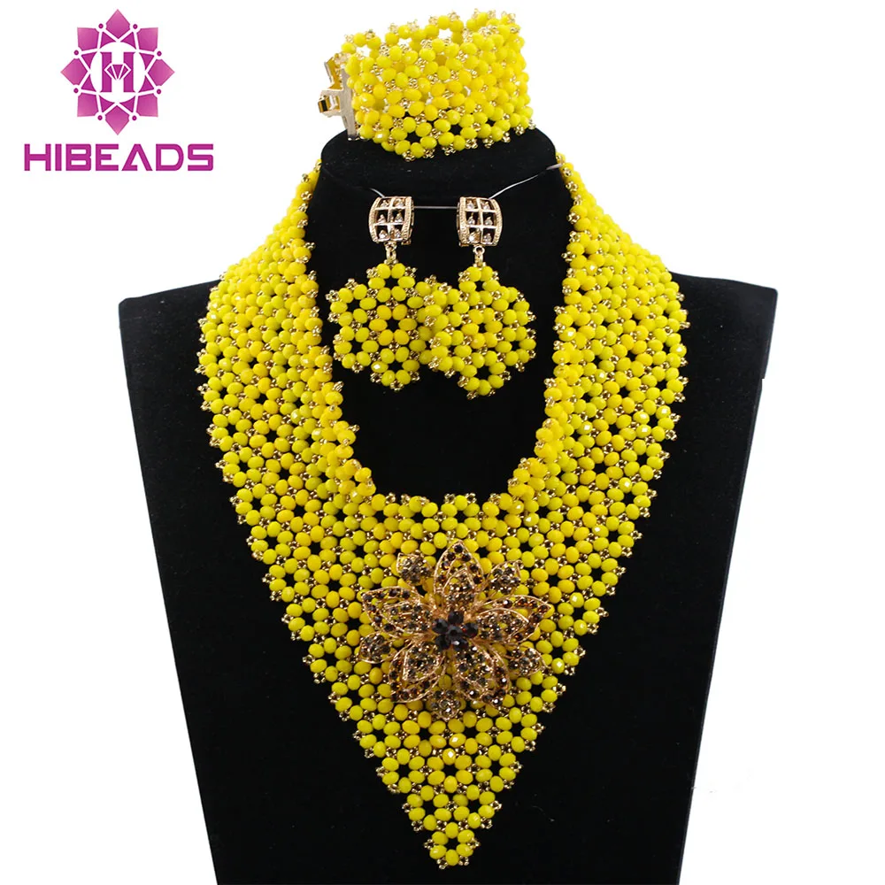 2017 Women Beads Necklace Jewelry Set Fashion Yellow Crystal Handmade Jewelry Set African Wedding BridalFree Shipping ABH299
2017 Women Beads Necklace Jewelry Set Fashion Yellow Crystal Handmade Jewelry Set African Wedding BridalFree Shipping ABH299