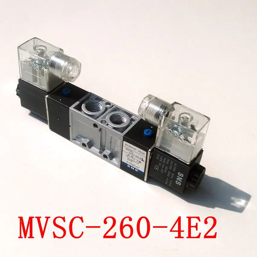 MVSC-260-4E2 Пневматический электромагнитный клапан, 2-позиционный 5-ходовой DC24V AC220V
MVSC-260-4E2 Пневматический электромагнитный клапан, 2-позиционный 5-ходовой DC24V AC220V
