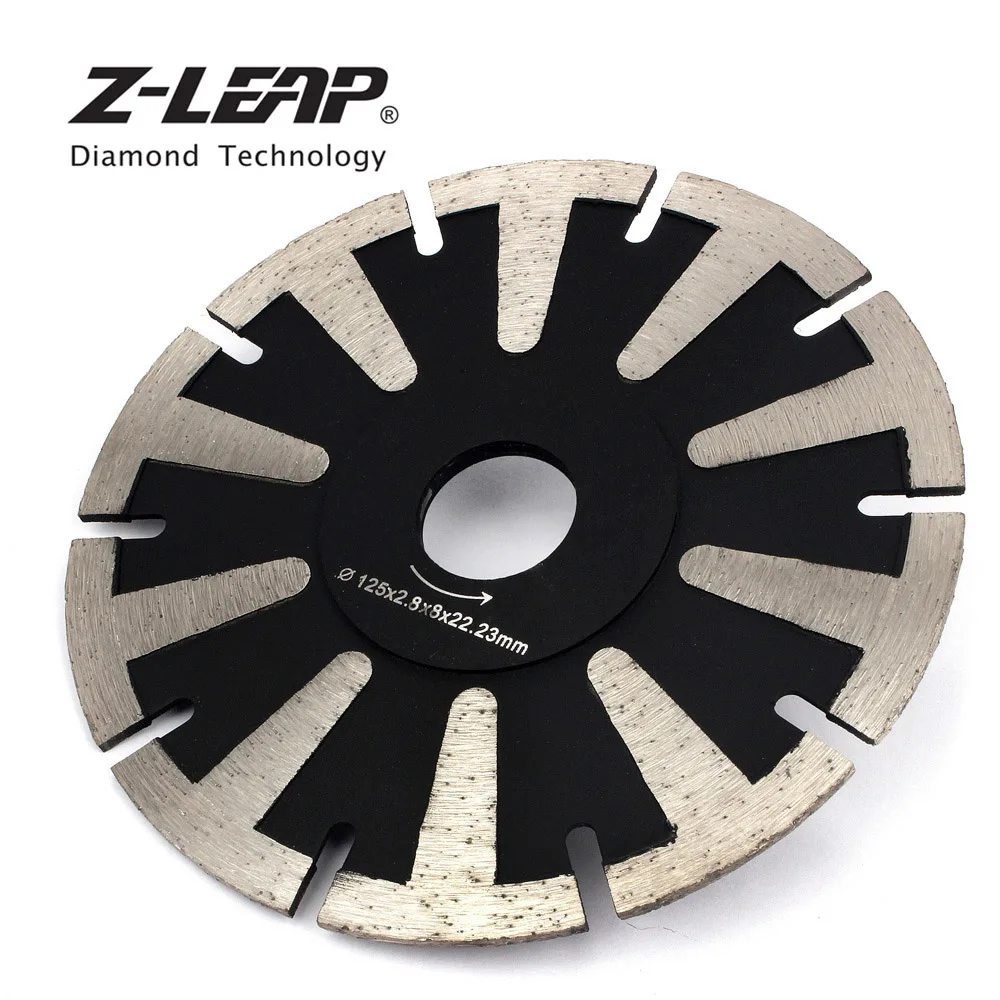 Z-LEAP 5" 125mm Diamond Saw Blade Cutting Disc Deep Teeth Segments Protect Circular Diamond Cutting Wheel For Concrete Stone
Z-LEAP 5" 125mm Diamond Saw Blade Cutting Disc Deep Teeth Segments Protect Circular Diamond Cutting Wheel For Concrete Stone