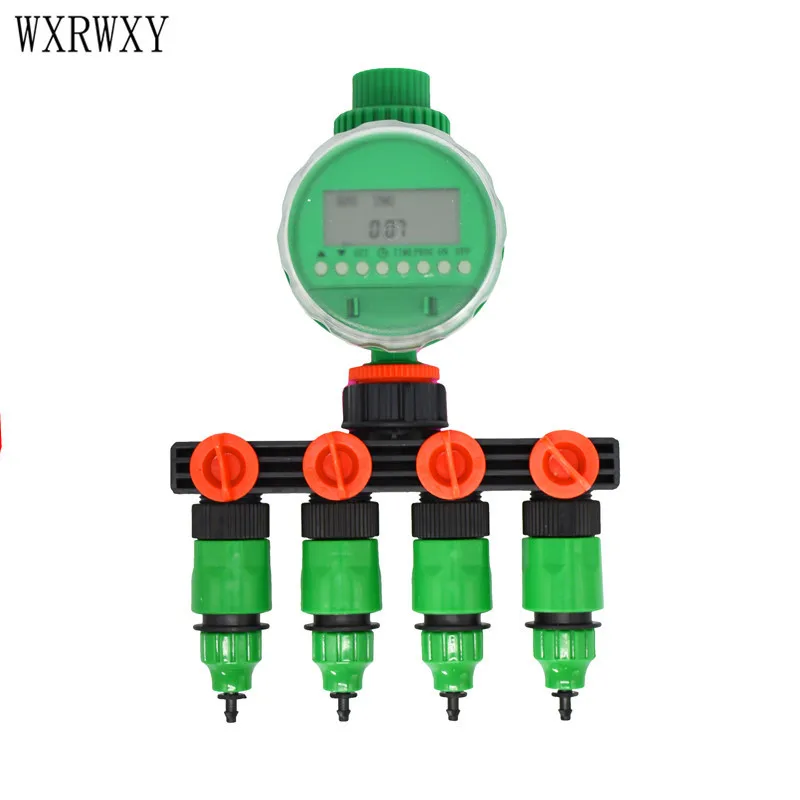 wxrwxy Garden tap automatic irrigation timer 4 way tap water pipe 4 way splitter cranes 1/4" hose Connector 8/11 1pcs
wxrwxy Garden tap automatic irrigation timer 4 way tap water pipe 4 way splitter cranes 1/4" hose Connector 8/11 1pcs