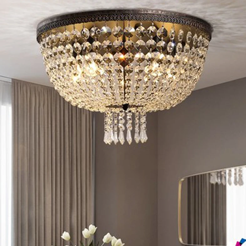 LED American Country Crystal Ceiling Lamps European Vintage Ceiling Lights Fixture Home Indoor Lighting Living Bed Room Lamp
LED American Country Crystal Ceiling Lamps European Vintage Ceiling Lights Fixture Home Indoor Lighting Living Bed Room Lamp