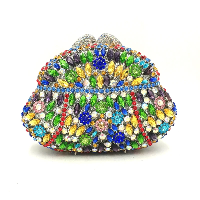 Elegant women evening party colorful handbag diamonds luxury clutches small wallet crystal purses Bridal wedding party purses
Elegant women evening party colorful handbag diamonds luxury clutches small wallet crystal purses Bridal wedding party purses