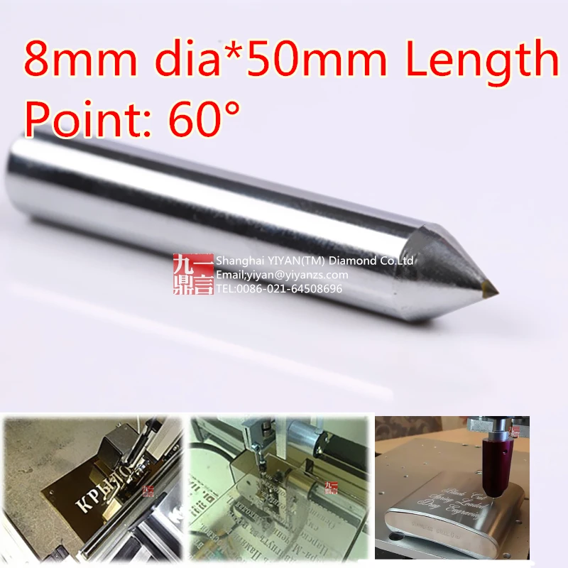 YIYAN 2pcs/lot FREE SHIPPING 60 degree tip metal drag engraving bit 8mm shank dia diamond drag bit
YIYAN 2pcs/lot FREE SHIPPING 60 degree tip metal drag engraving bit 8mm shank dia diamond drag bit