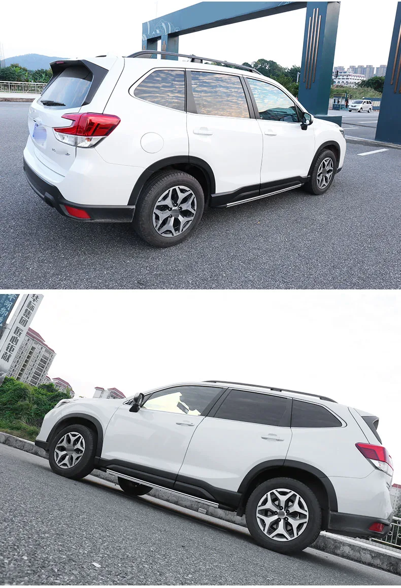 New arrival side step foot pedal running board for Subaru Forester 2019 2020 2021 2022 2023 2024,ISO9001 quality,free drill hole
New arrival side step foot pedal running board for Subaru Forester 2019 2020 2021 2022 2023 2024,ISO9001 quality,free drill hole