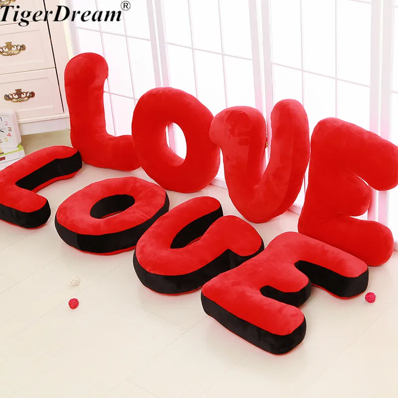 Free Shipping One Piece Creative Letter Love Plush Pillow Cushion Red Pink Soft PP Cotton Stuffed Toys Bedroom Decoration
Free Shipping One Piece Creative Letter Love Plush Pillow Cushion Red Pink Soft PP Cotton Stuffed Toys Bedroom Decoration