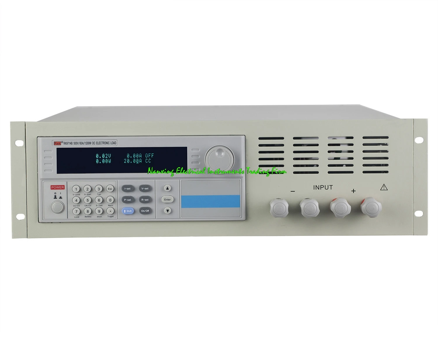 FAST ARRIVAL Rek RK9714B (0-60A/0-500V/1200W) programmable DC electronic load
FAST ARRIVAL Rek RK9714B (0-60A/0-500V/1200W) programmable DC electronic load