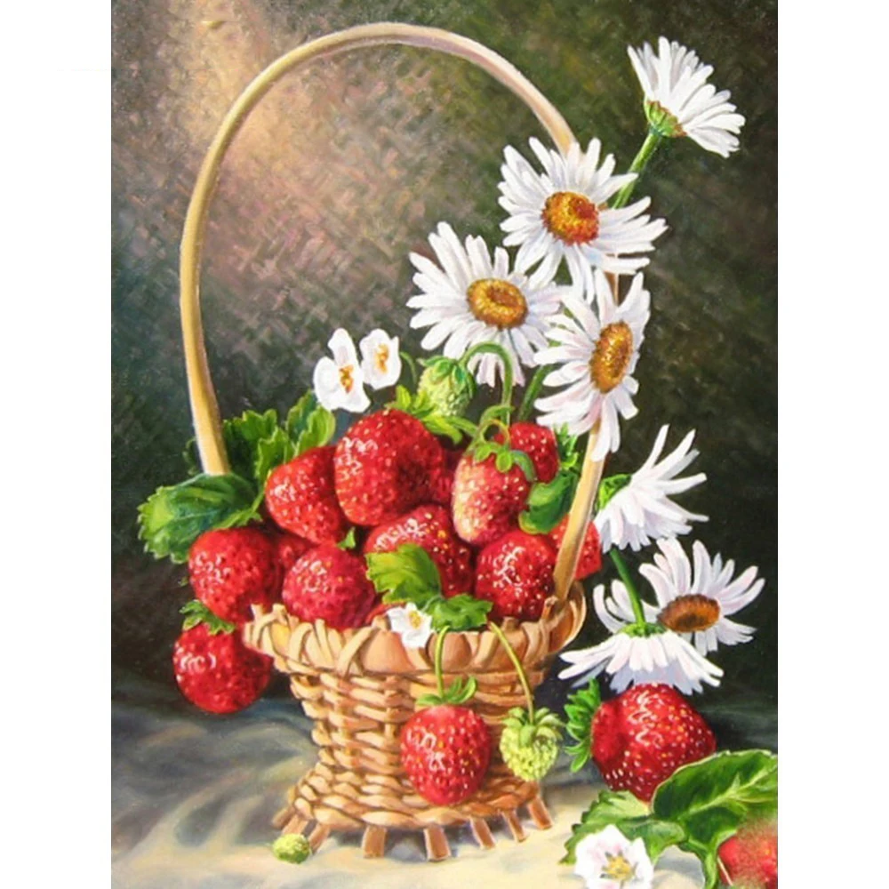 5D Diamond Painting Full Square Drill Flower Diamond Embroidery Cross Stitch Fruit Rhinestones Mosaic Handicraft Sets
5D Diamond Painting Full Square Drill Flower Diamond Embroidery Cross Stitch Fruit Rhinestones Mosaic Handicraft Sets