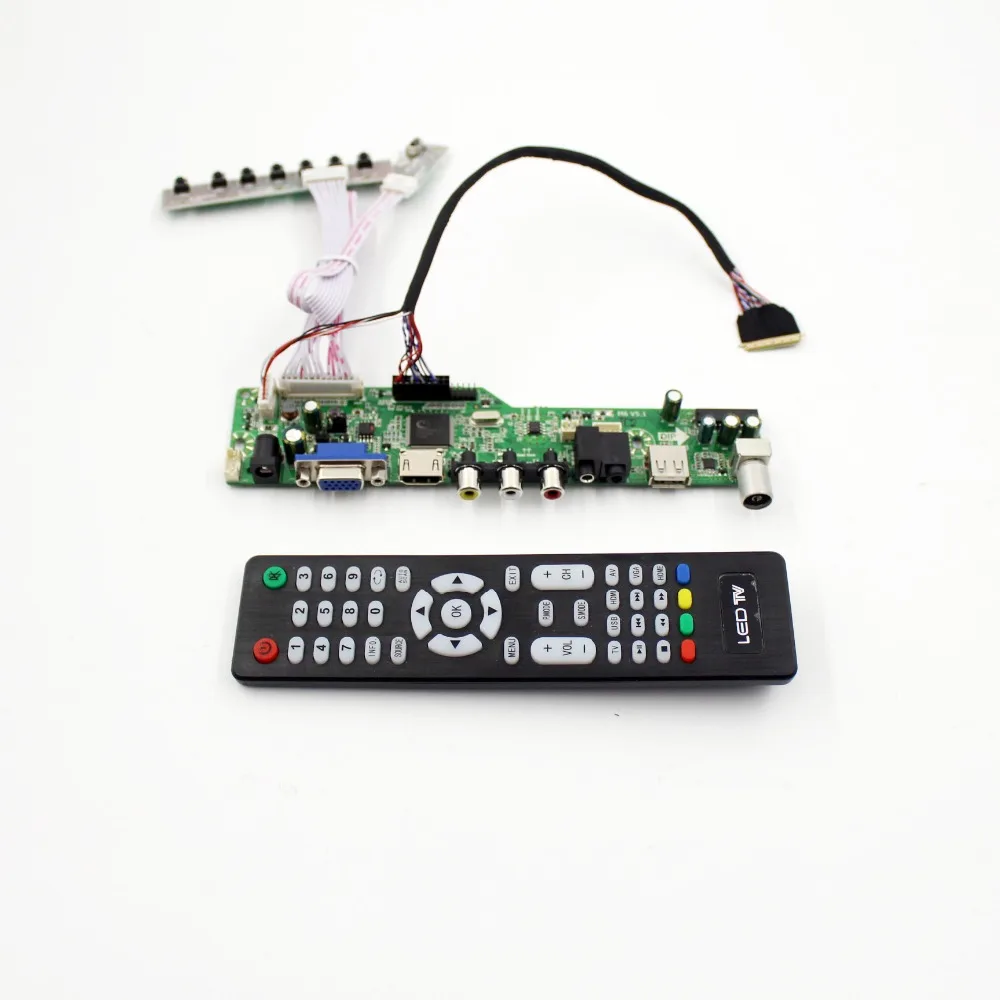 M6V5 LCD TV controller board support TV AV VGA Audio USBHDMI-compatible for 1024 x 600 (RGB) 10.1 inch LCD panel N101L6-L01
M6V5 LCD TV controller board support TV AV VGA Audio USBHDMI-compatible for 1024 x 600 (RGB) 10.1 inch LCD panel N101L6-L01
