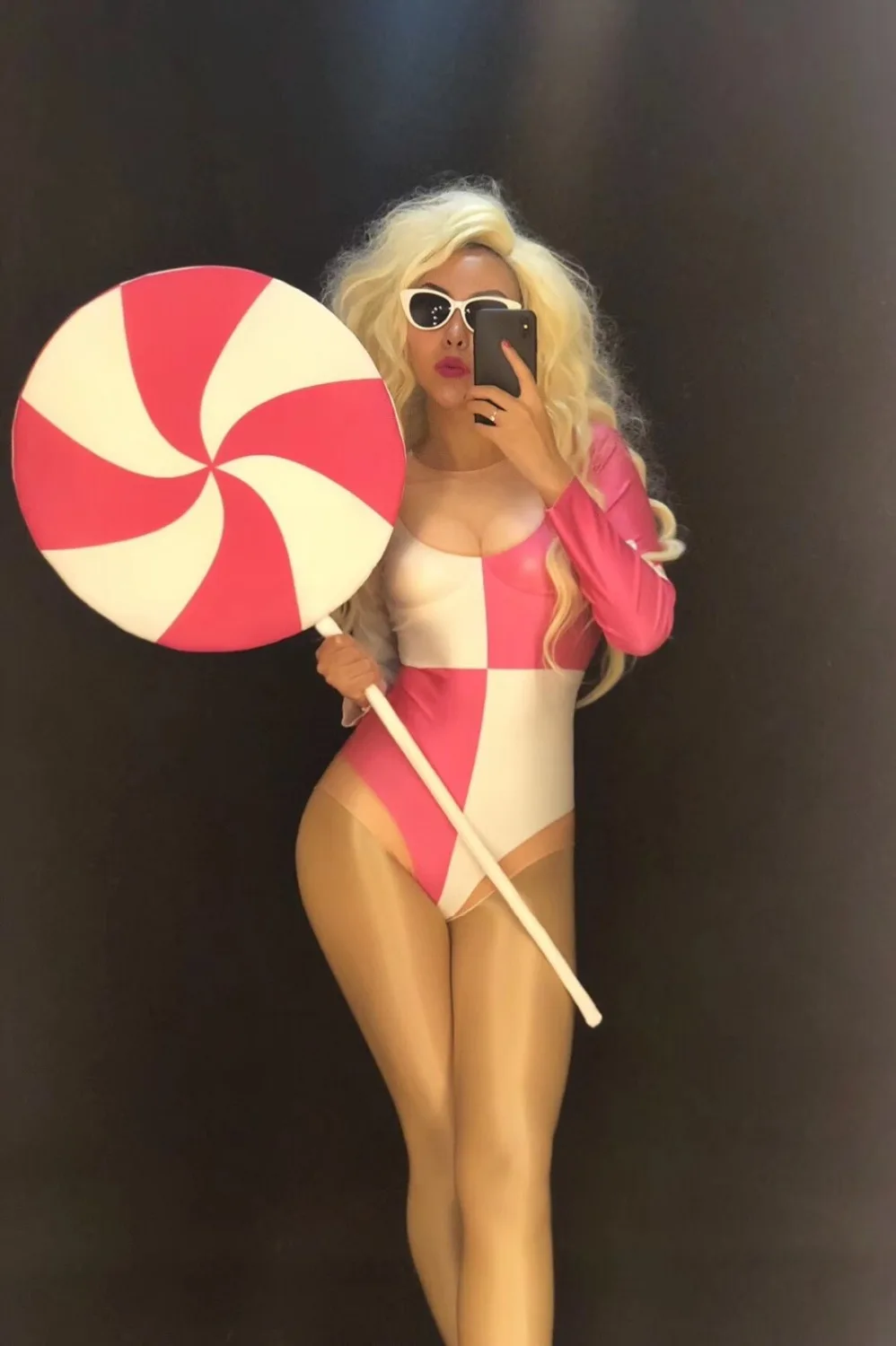 2020 Women New Sexy Bodysuit Lollipop Series Nightclub Party Dancer Singer Stage Wear Show Costumes (doesnot Include Lollipop)
2020 Women New Sexy Bodysuit Lollipop Series Nightclub Party Dancer Singer Stage Wear Show Costumes (doesnot Include Lollipop)