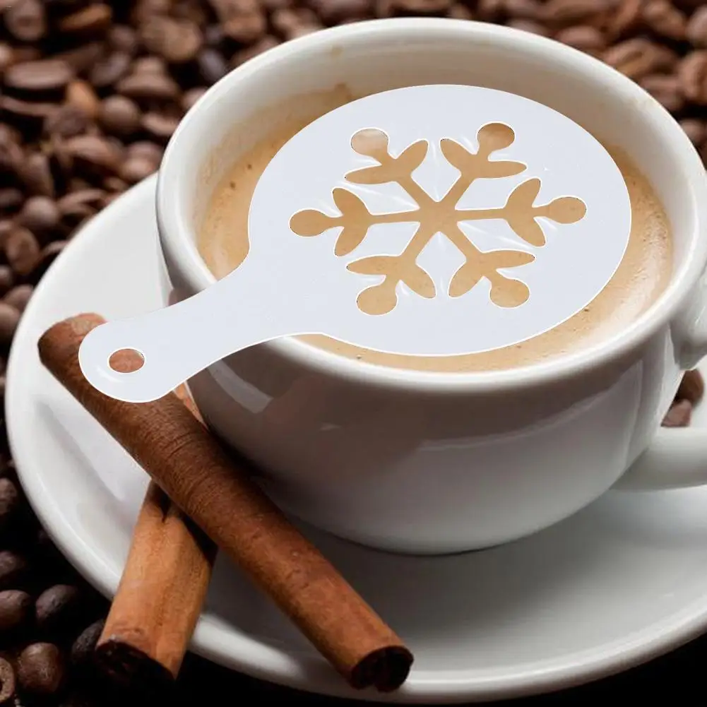 Christmas Silicone Mold 8 pcs/Set Coffee Stencils Lovely Pattern Printing Model Plastic PP Latte Cappuccino Making Tools
Christmas Silicone Mold 8 pcs/Set Coffee Stencils Lovely Pattern Printing Model Plastic PP Latte Cappuccino Making Tools