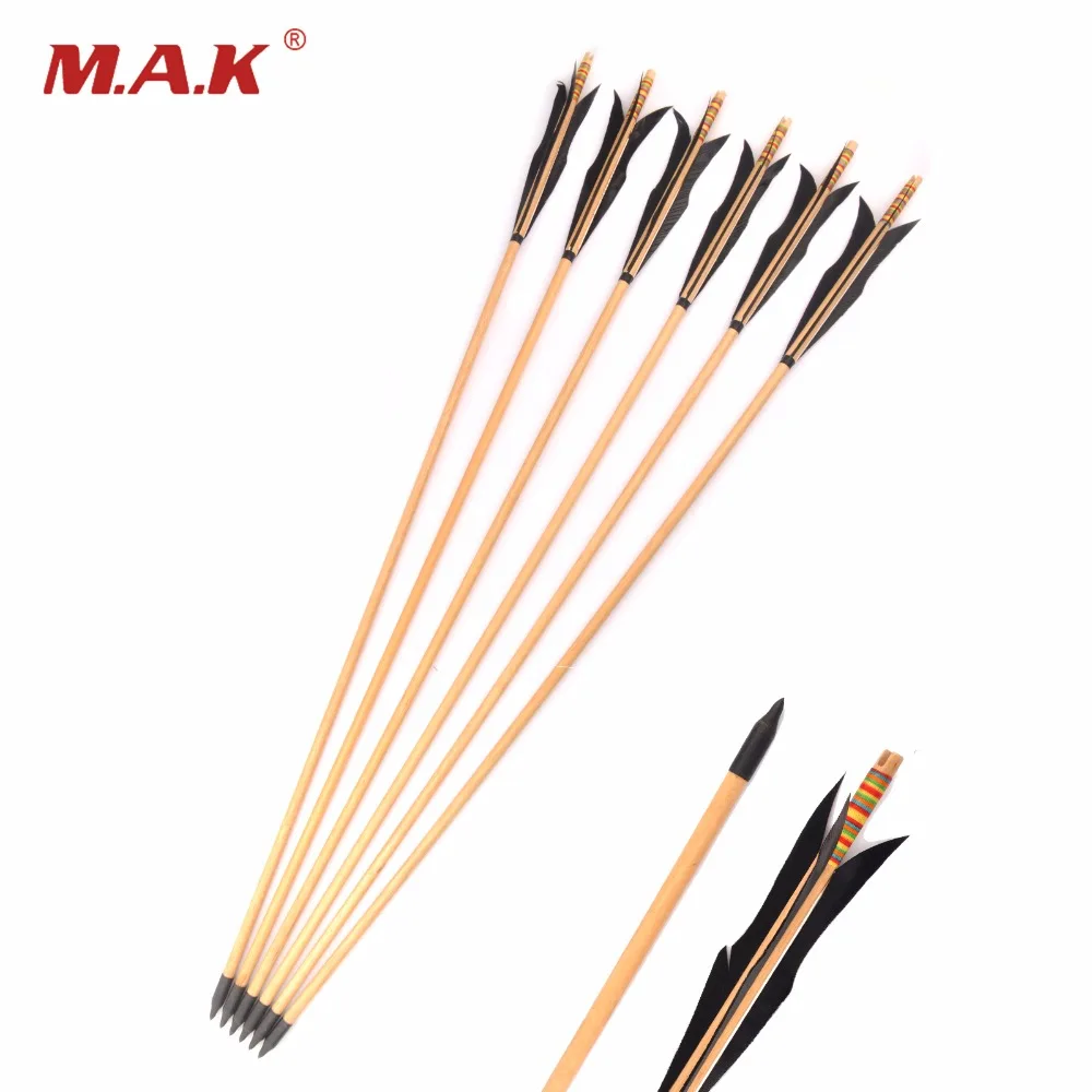 80cm Wooden Arrow Diameter 8.5mm with 12.5cm Turkey Feather For Compound Bow Archery Hunting Shooting
80cm Wooden Arrow Diameter 8.5mm with 12.5cm Turkey Feather For Compound Bow Archery Hunting Shooting