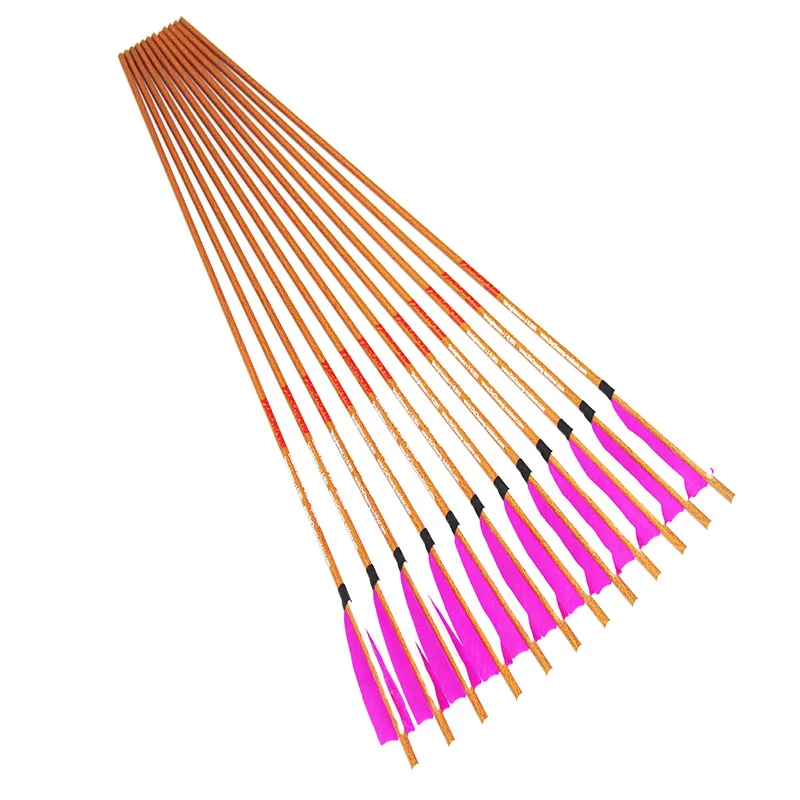 12pcs carbon arrow spine400/500/600 wood skin arrow shaft ID6.2mm 5"Turkey fletching feather 100gr replaceable target point
12pcs carbon arrow spine400/500/600 wood skin arrow shaft ID6.2mm 5"Turkey fletching feather 100gr replaceable target point