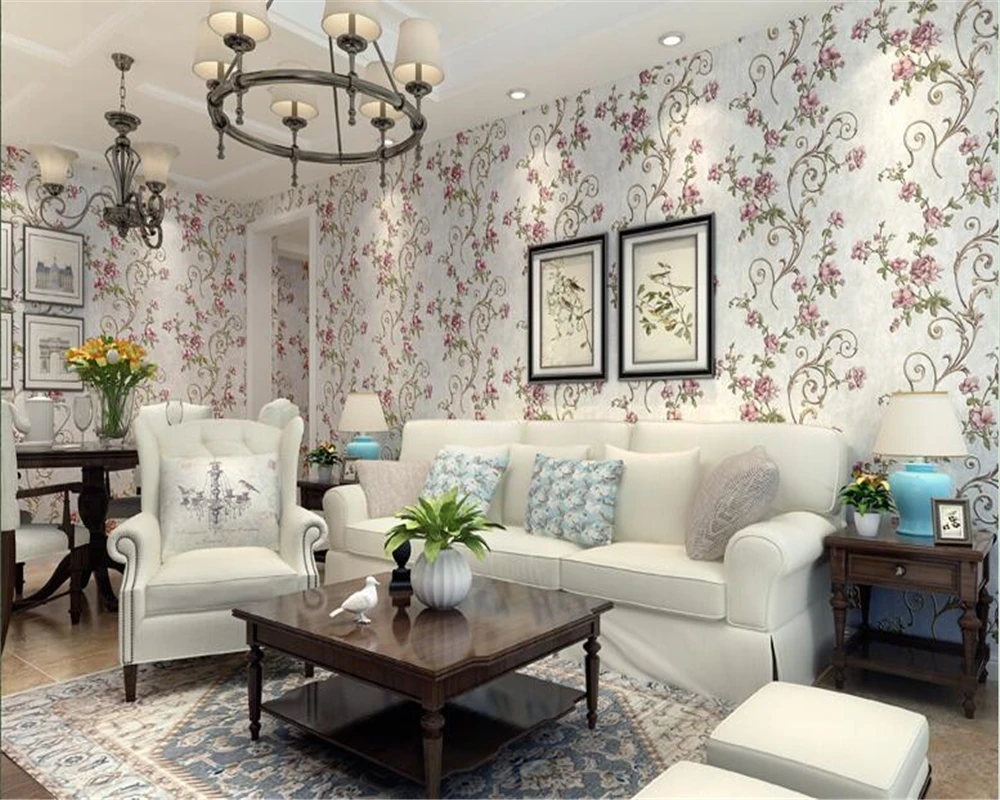beibehang Retro American Fine Nonwovens Pastoral Flowers 3d Wallpaper Warmest Bedroom Xuan Guan Restaurant Ab Wallpaper tapety
beibehang Retro American Fine Nonwovens Pastoral Flowers 3d Wallpaper Warmest Bedroom Xuan Guan Restaurant Ab Wallpaper tapety