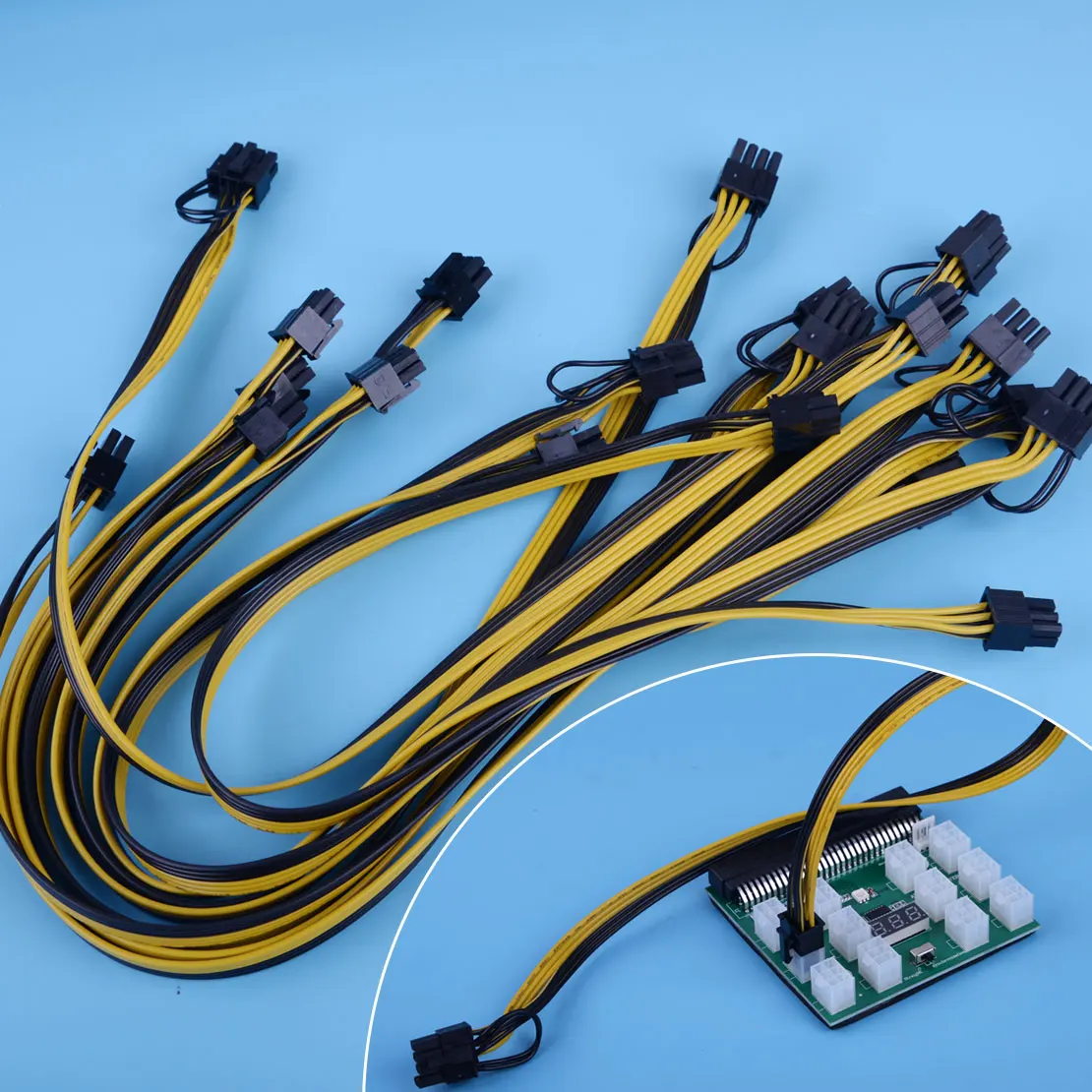 LETAOSK 10pcs 50CM Power Cable PCI-E 6P to 8P For DPS-1200FB Ethereum Mining Breakout Board
LETAOSK 10pcs 50CM Power Cable PCI-E 6P to 8P For DPS-1200FB Ethereum Mining Breakout Board