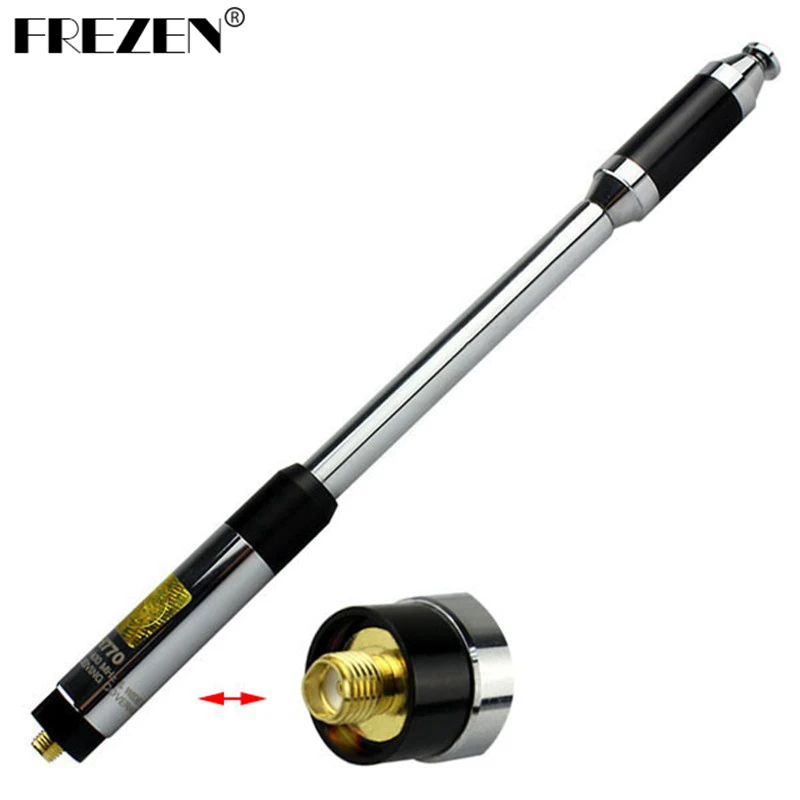 Новинка RH770 Двухдиапазонная 144/430 МГц с высоким коэффициентом усиления SMA-Female телескопическая портативная радиоантенна для сбора урожая Kenwood BAOFENG WALKIE TALKIE
Новинка RH770 Двухдиапазонная 144/430 МГц с высоким коэффициентом усиления SMA-Female телескопическая портативная радиоантенна для сбора урожая Kenwood BAOFENG WALKIE TALKIE