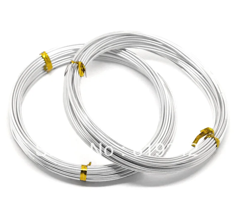 Free Shipping 2Rolls(2x10M) Silver Plated Aluminum Wire Craft Jewelry Making 1.5mm
Free Shipping 2Rolls(2x10M) Silver Plated Aluminum Wire Craft Jewelry Making 1.5mm