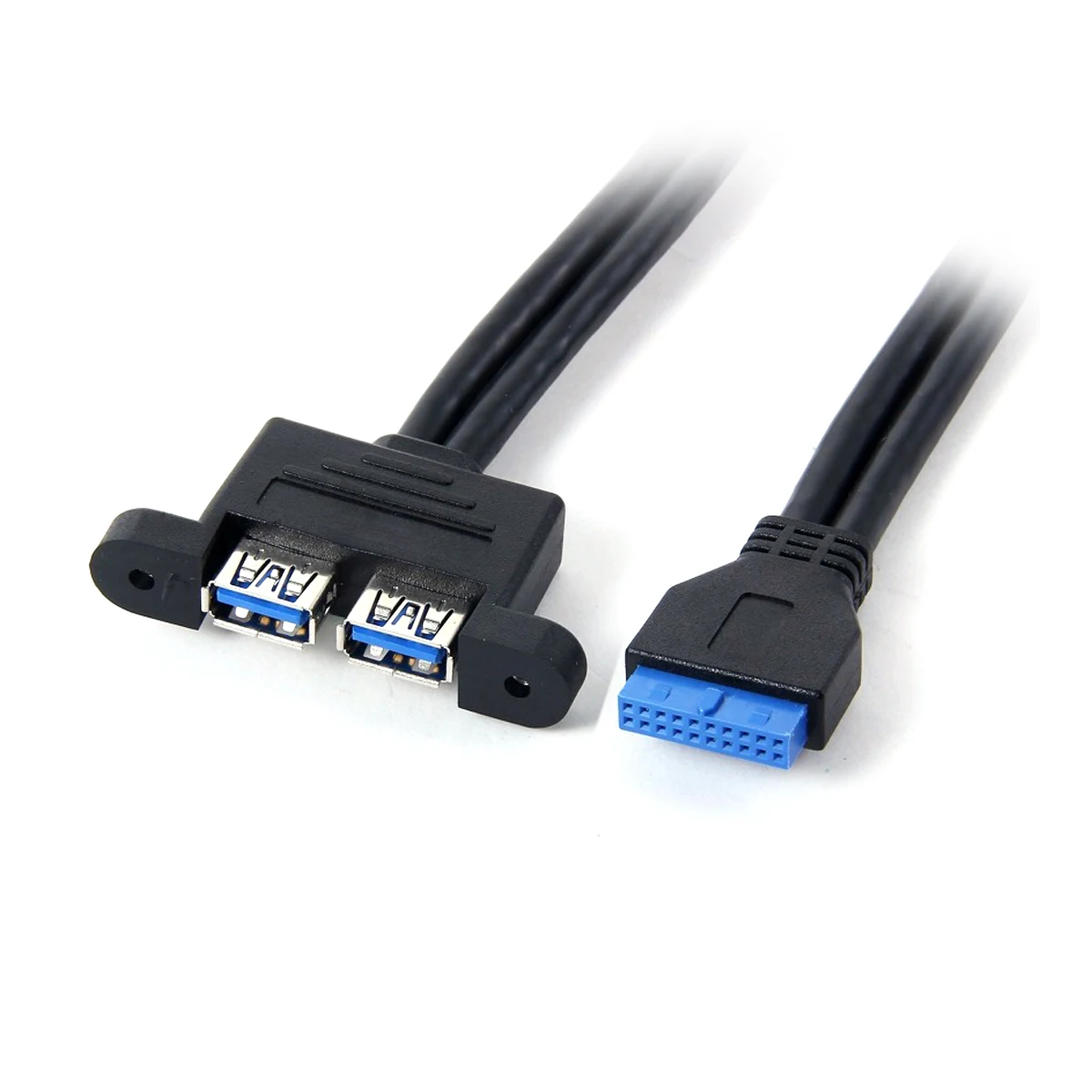 Кабель-Переходник USB 3,0 (разъем)/USB (разъем) Cablecc, 50 см, 20 контактов, для двух портов, для подключения к материнской плате
Кабель-Переходник USB 3,0 (разъем)/USB (разъем) Cablecc, 50 см, 20 контактов, для двух портов, для подключения к материнской плате