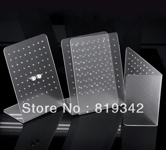 Free shipping Clear Earring Ear Stud 72 Holes Jewelry Display Boards, sold per pack of 10pcs
Free shipping Clear Earring Ear Stud 72 Holes Jewelry Display Boards, sold per pack of 10pcs
