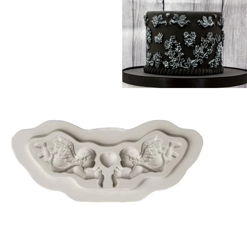 Формы ангела, 100% платиновая силиконовая форма для сахарного ремесла, инструменты для украшения торта из помадки, формы для выпечки
Формы ангела, 100% платиновая силиконовая форма для сахарного ремесла, инструменты для украшения торта из помадки, формы для выпечки