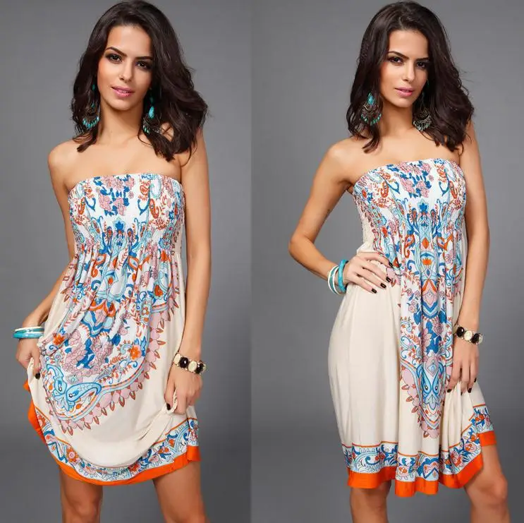 Women silk print dress summer dew shoulder knee-length pleated dress smooth milk silk dress wholesale Khaki * Denim Blue * black
Women silk print dress summer dew shoulder knee-length pleated dress smooth milk silk dress wholesale Khaki * Denim Blue * black