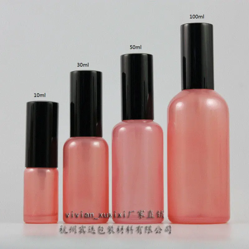 50pcs wholesale 50 ml pink color empty Glass lotion container with black aluminum pump, 50ml glass cosmetic bottle for liquid
50pcs wholesale 50 ml pink color empty Glass lotion container with black aluminum pump, 50ml glass cosmetic bottle for liquid