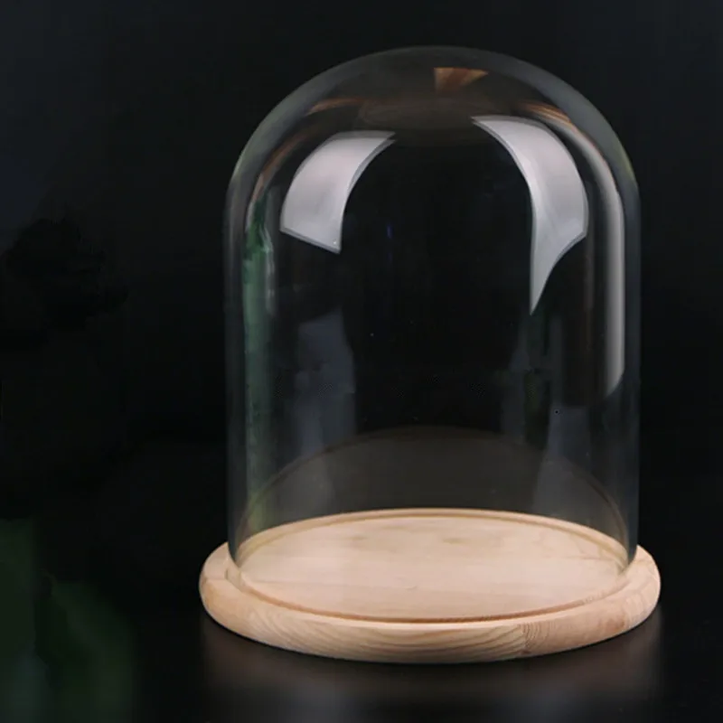 20*30cm Log Base Glass Dome Vase Home Decoration Creative Transparent Cover DIY Friend Favor Gift Wedding Prop
20*30cm Log Base Glass Dome Vase Home Decoration Creative Transparent Cover DIY Friend Favor Gift Wedding Prop