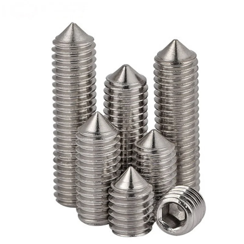 M10 Tip set screw Hex headless screws Stainless steel Machine meter bolt top wire 10mm-30mm length
M10 Tip set screw Hex headless screws Stainless steel Machine meter bolt top wire 10mm-30mm length