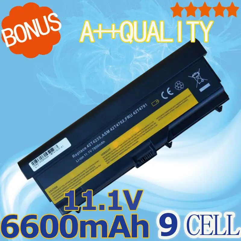 Аккумулятор 6600 мА · ч для Lenovo ThinkPad E40 E50 L410 L412 L421 L510 L512 L520 SL410 SL510 T410 T410i T420 T510 T510i T520 W510
Аккумулятор 6600 мА · ч для Lenovo ThinkPad E40 E50 L410 L412 L421 L510 L512 L520 SL410 SL510 T410 T410i T420 T510 T510i T520 W510