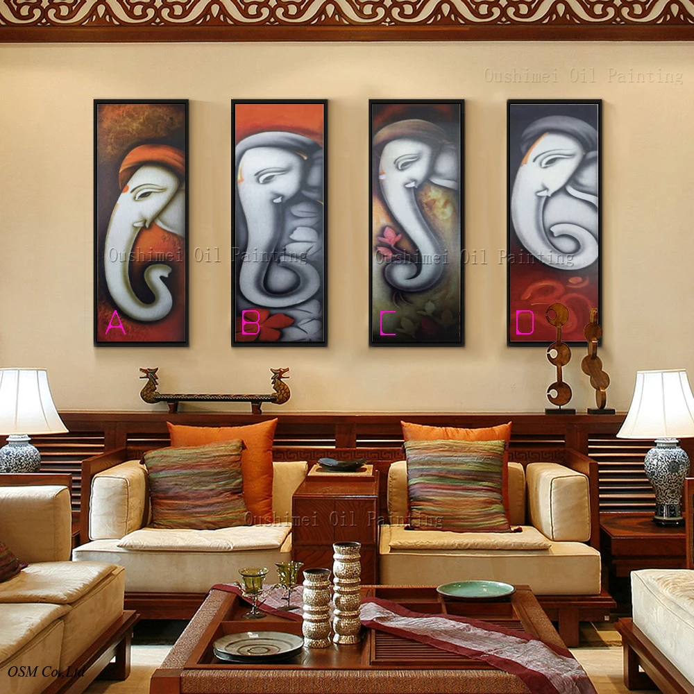 Hand Painted Picture Canvas Painting On Wall Pictures For Living Room Decor Animals Abstract Elephant Paintings No Frame
Hand Painted Picture Canvas Painting On Wall Pictures For Living Room Decor Animals Abstract Elephant Paintings No Frame