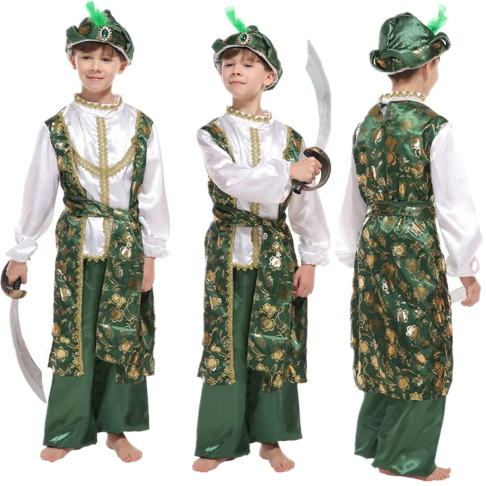 Арабский король, принц, арабский воин, костюмы, Новый год, Хэллоуин, Рождество, карнавал, детское нарядное платье для мальчиков, детская одежда для косплея
Арабский король, принц, арабский воин, костюмы, Новый год, Хэллоуин, Рождество, карнавал, детское нарядное платье для мальчиков, детская одежда для косплея