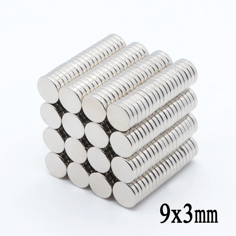 100 Pieces 9x3 mm Neodymium Magnet N35 Small Round Super Strong Powerful Magnetic Magnets Disc For Craft Gallium Meta
100 Pieces 9x3 mm Neodymium Magnet N35 Small Round Super Strong Powerful Magnetic Magnets Disc For Craft Gallium Meta